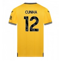 Koszulka piłkarska Wolves Matheus Cunha #12 Strój Domowy 2023-24 tanio Krótki Rękaw